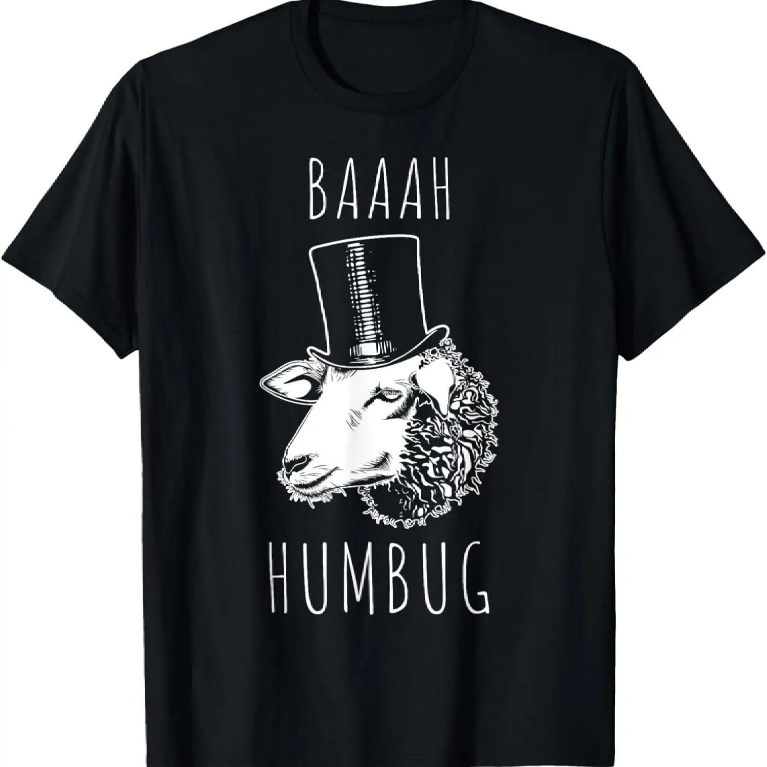 

Baaah Humbug Sheep Christmas 2020 Mood T-Shirt S чёрный