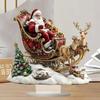Creative Santa Claus Snowman Christmas Decoration New Year Multi-Scene Holiday Decor Xmas Table Ornament Home Office Decor