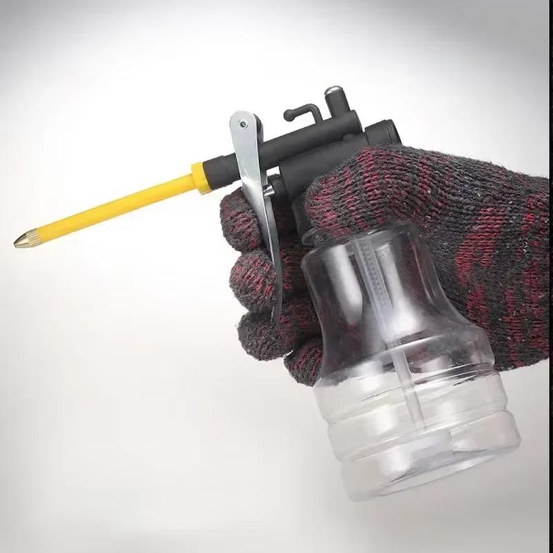 1 Sztuka Przezroczysty Pojemnik na Olej Smarownica 250ml/350ml Olej Smarujący Plastikowa Pompa Maszynowa Pompa Wysokociśnieniowa Smarownica Pistolet do Smaru