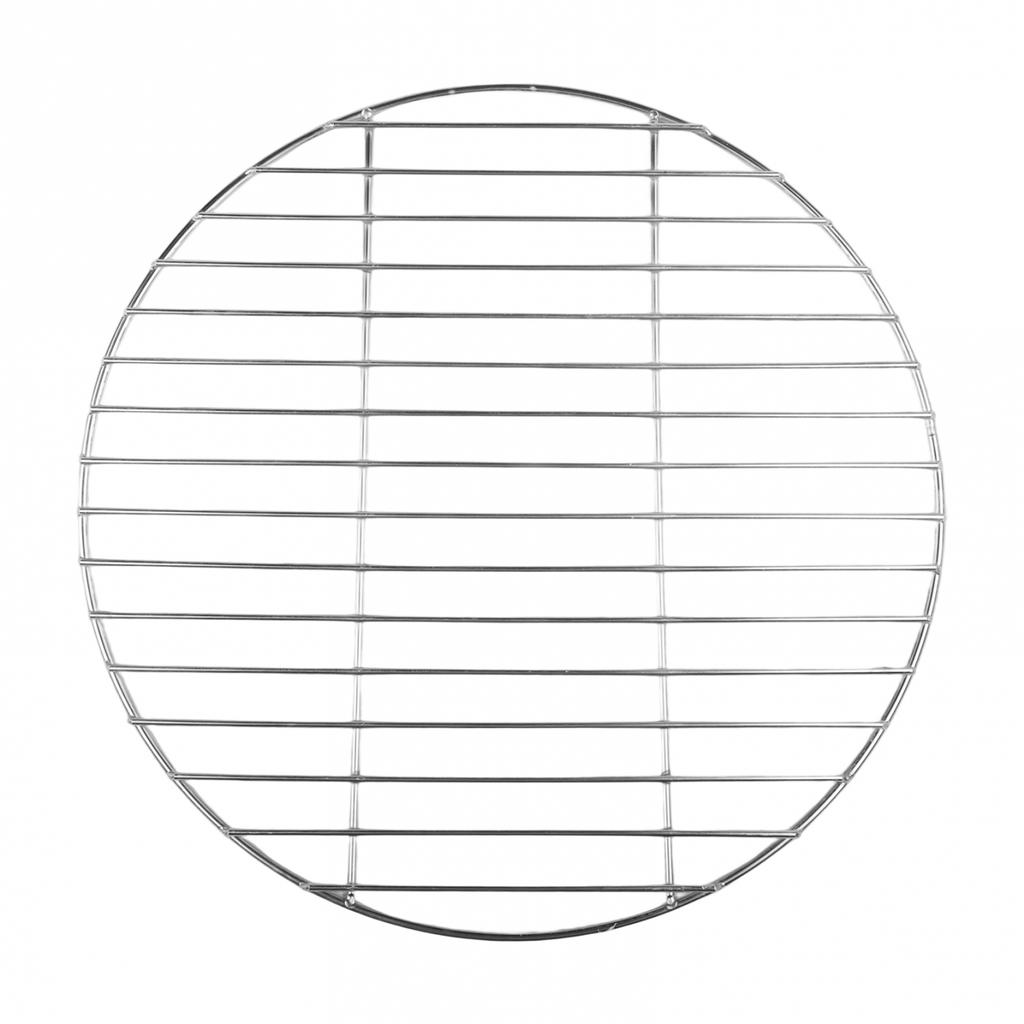 Camping Accessories Round Barbecue Tray Stainless Steel BBQ Grid