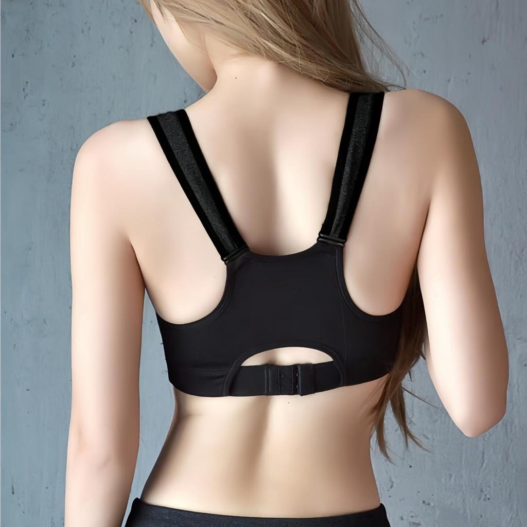 BlueBOA Wireless Sports Night Yoga Plus Integrated Molded Front Sportswear for and Day and Night Easy On and Size L Women's Bra, Bra, No-Slip,