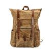 New Retro Men's Canvas Backpack, Outdoor Waterproof Hiking and Mountaineering Bag, Large-capacity Camping