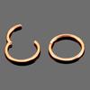 6/8/10/12mm Stainless Steel Nose Rings Hoop for Women Men 18G 16G Cartilage Piercing Body Jewelry Segment Lip Ring