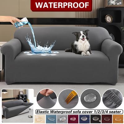 Water-Resistant Stretch Sofa Slipcover 1/2/3/4 Seater L Shape Sofa Cover Universal Couch Cover Furniture Protector Slipcover 1pc