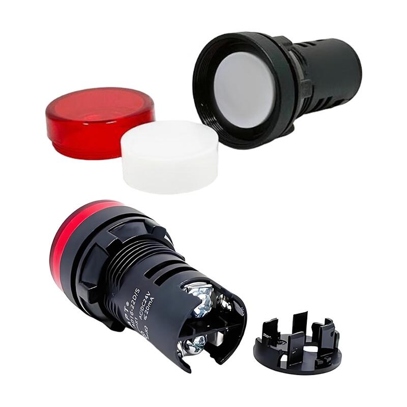 CNBZ LED Round Head Self-Reset Start/Stop Button Indicator