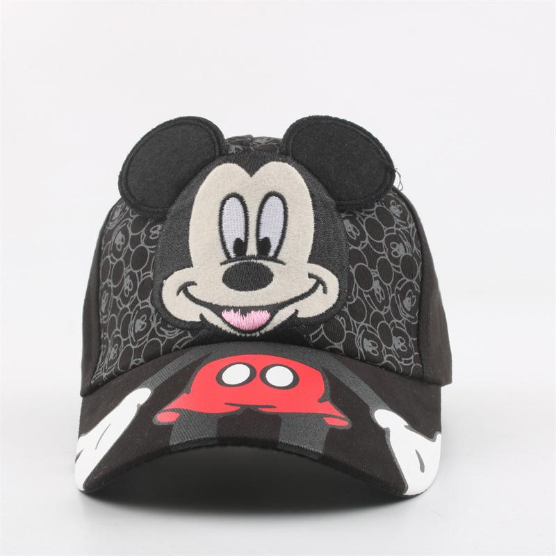 Disney Princess and Mickey Minnie Baseball Cap Sun Protection Breathable Knitted Sun Hat Outdoor Casual Style Crochet Baseball Cap