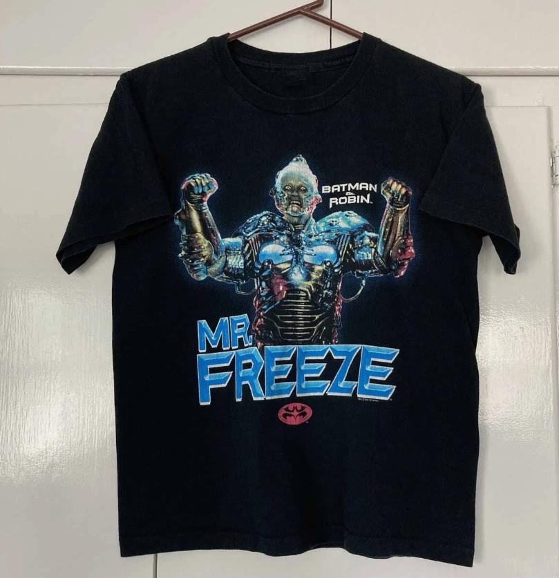 HOT NEW BATMAN amp; ROBIN 1997 MR FREEZE Shirt Classic Black Unisex Full S5XL Unisex T-Shirt M