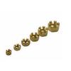 M6-M16 Brass Slotted Nut Standard Fine Tooth Copper Slotted Castle Fastener Nut