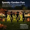 Halloween Hollow Metal Ground Stake Ornament Rustproof Iron Art Insert Decor Outdoor Courtyard Garden Lawn Landscape Party Decor