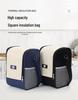Large Insulated Bento Bag with Wide Opening for Students and Work