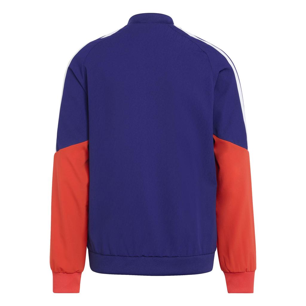 Adidas Kids' 2026 Japan National Football Team Presentation Jacket, Unisex, R1081, Japan Blue (JZ7130), Size 130