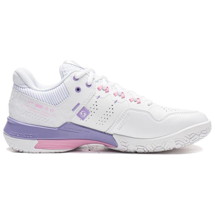 Li Ning Badminton Collection Thunder II PRO Synthetic Leather, Textile Coverage Support Badminton Shoes Unisex AYAW001-3
