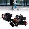 Scooter Handlebar Headlights Aluminum Alloy USB Rechargeable Bike Front Lights for 45-52mmCelsius 1.77-2.05inch Pole Diameters