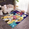 Fantasy Friends Adventure Themed Anti-Slip Rugs - Polyester Home Decor, Suitable for Bedrooms, Living Rooms, Doorways, Studios, and Decorations