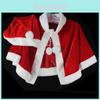 Elegant Women Deluxe Mrs Santa Claus Christmas Fancy Dress Outfit For Festive Celebrations