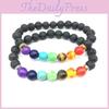 Stunning 2020 New Black Stone Synthetic Yoga Bracelet Featuring Colorful Elephant Design