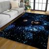 Man Black White Carpet Design for Dining Room Playrooms Decorate room Study room Anti-slip Rug Office home decor