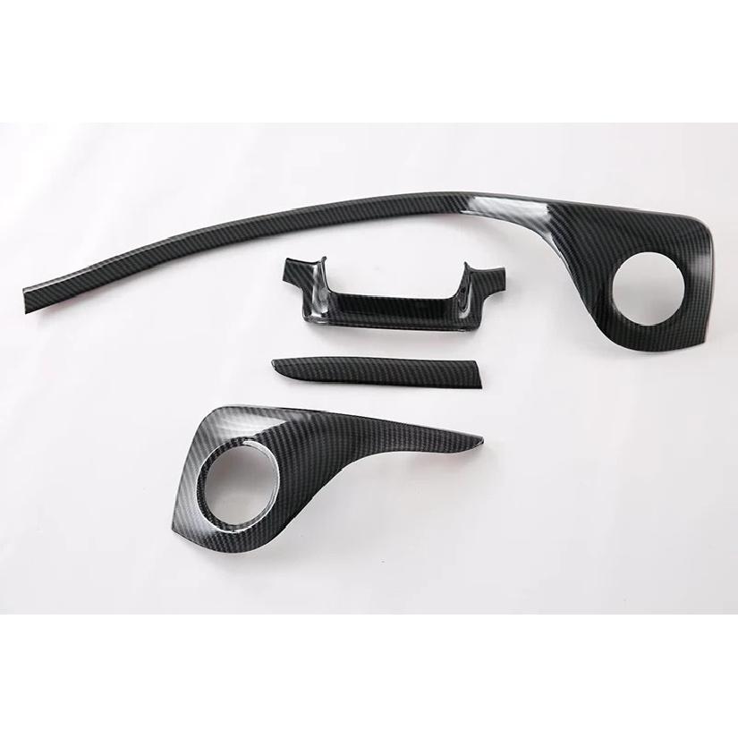 For BYD ATTO 3 Yuan Plus Car Accessories Carbon Fiber Style Center Console Interior trument Panel Around Trim