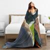 Super Soft Throw Blanket Travel Office Madelyn Cline Beautiful Actress Poster Blanket Flannel For Outdoor Trend Sofa Bed Cover