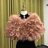 Women's Fur Cape Shawl for Winter Weddings & Evenings