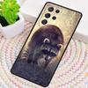 Raccoon TPU Phone Case For Samsung Galaxy note 10 pro S26 S25 S24 S23 S22 Ultra Plus S21 FE S20 Shockproof Cover