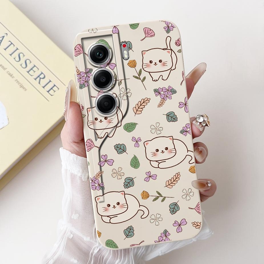For Tecno Camon 40 CM5 Case Camon40 Pro 4G CM6 Cute Cat Astronaut Cartoon Cover Soft Silicone Case For Tecno Camon 40 Pro Fundas