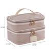 Large Capacity Mesh Makeup Bag - Portable Transparent Toiletry Storage