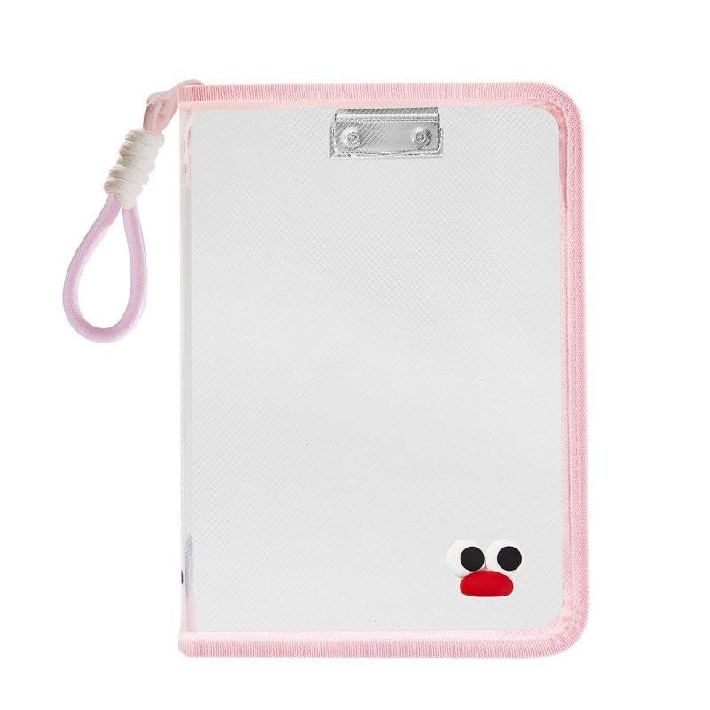 Large Capacity Waterproof A4 Macaron File Bag with Zipper