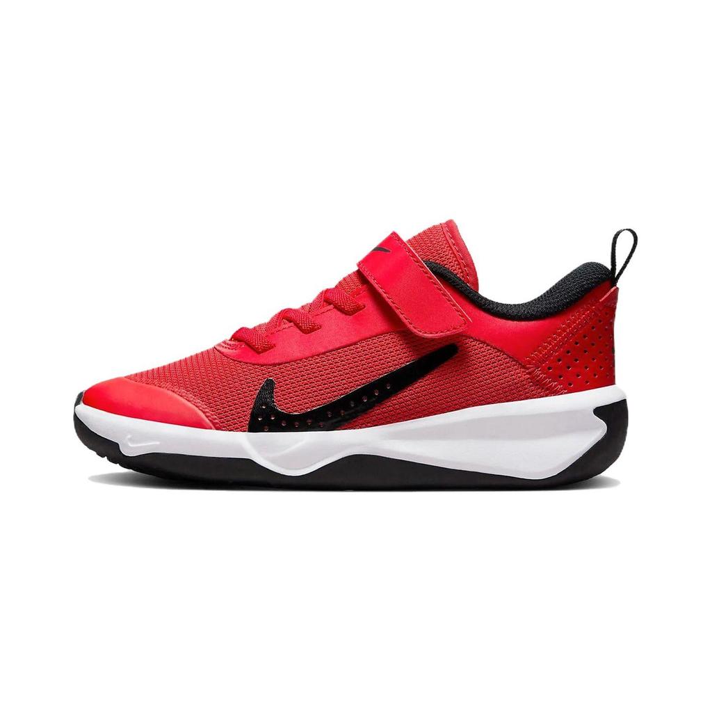 Nike Omni Multi-Court Round Toe Lace-Up Durable Breathable Low-Top Casual Shoes Kids sneakers Red Black DM9026-601