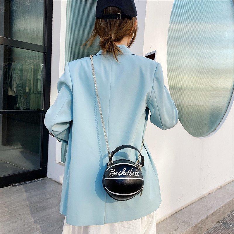 New Popular Versatile Fashion Personalized Basketball European and American Foreign Style Simple Casual Portable Shoulder Messenger Bag