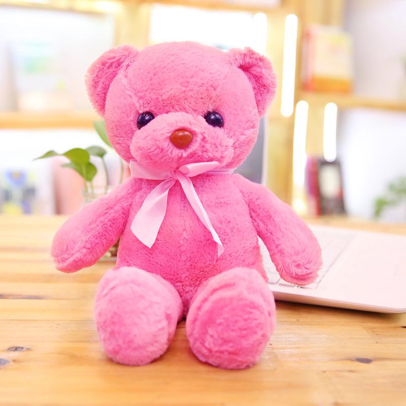 Cute Teddy Bear Hug Bear Doll Bear Doll Colored Bear Plush Toy Birthday Gift Grabbing Doll