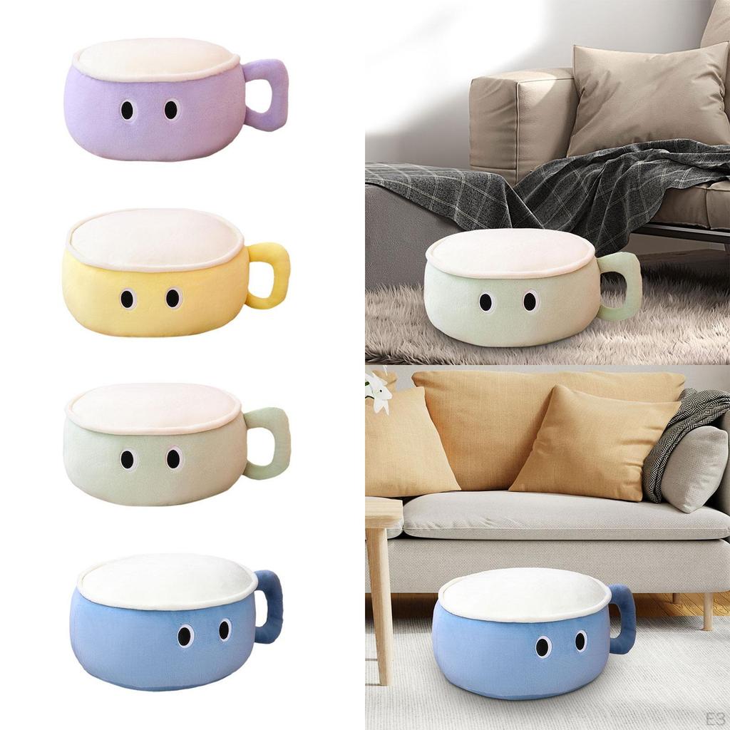 Throw Pillow Cup Shape Cushion Decorative for Christmas Living Room