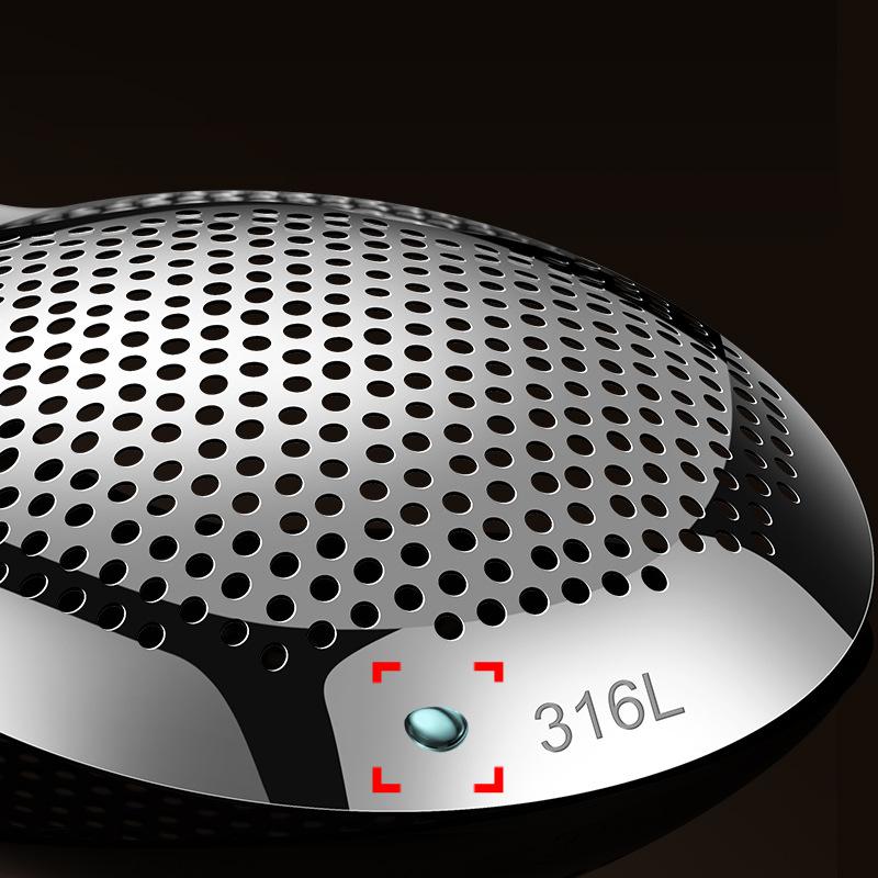 BEPAN 1PC Colander Household Kitchen Stainless Steel Filter Spoon Hotel Fried Large Colander Hot Pot Table Tools Strainers