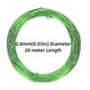 10PCS Flexible Soft Colored Aluminum Wire Assorted Color Flexible Aluminum Wire  Bicycle Weaving
