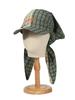 Street Style Karierte Farbblock Turbanmütze für Damen UV-Schutz Sonnenhut Skateboard Baseballkappe