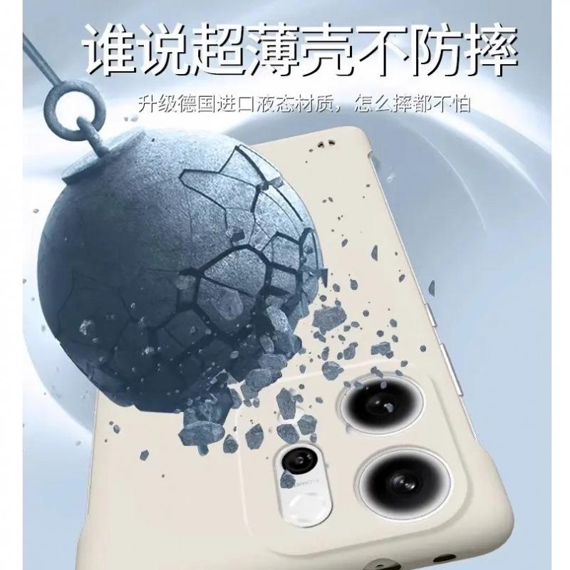 Applicable To Opporeno11pro Mobile Phone Case, Liquid Borderless Reno11 Anti-drop Case, Advanced Sense Hard Por.
