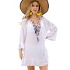 Chic Summer Beach Dress Bohemia Sunscreen Beachwear Long Sleeves Women Beach Dress Women Garment