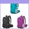 Outdoor Hiking Backpack With Waterproof Nylon And Breathable Design For Men And Women