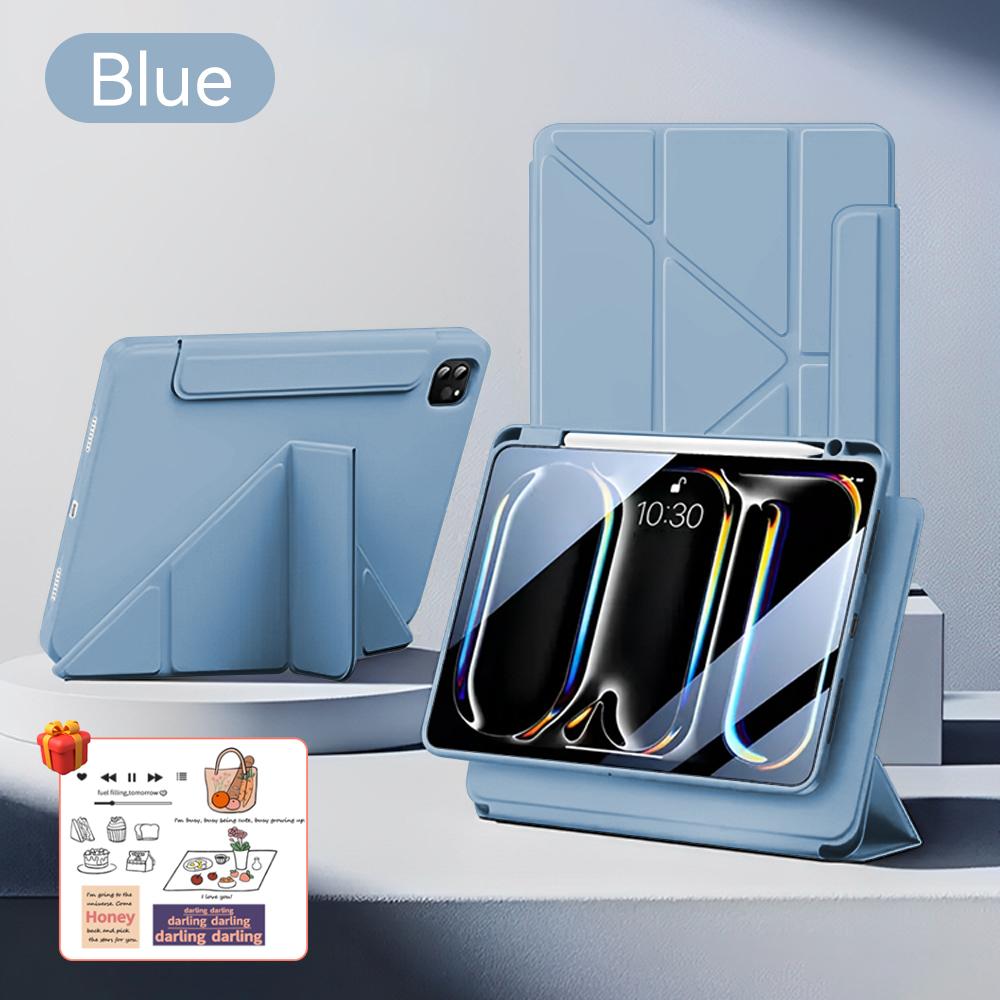 Magnetische Case voor iPad voor IPad 11e A16 Pro Air 13 11 M3 M2 M4 Funda Cover Voor iPad 12.9' 9 8 7 6 5 4 10e Mini 7 6 Case iPad 5th 6th 9.7
