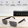 Occhiali Intelligenti Ricaricabili con Traduttore AI Sportivi Touch Chiamata Riunione Unisex Riproduzione Musicale 3D Traduzione in Tempo Reale Occhiali da Sole Bluetooth Wireless