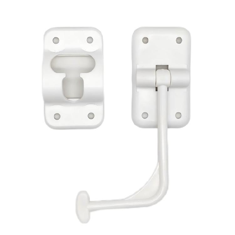 T-Style Door Holder Catches Door Catches Exterior Door Hold Hook Keeper Entrance Latches with Screws for Campers Trailer