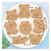 16Pcs Cartoon Bear Hand Pie Molds Mini Cookie Baking Mould Dough Press Mold Cookie Stamper Tool for Mother Day Gift