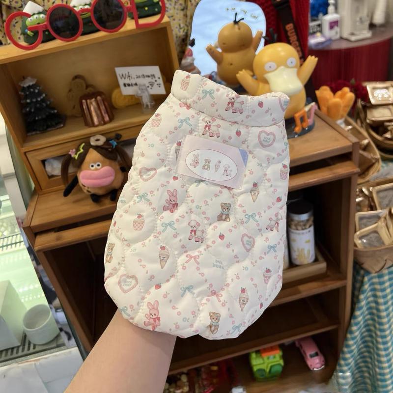 Autumn and Winter Dog Cat Warm Cotton Clothes Pet Vest Jacket
