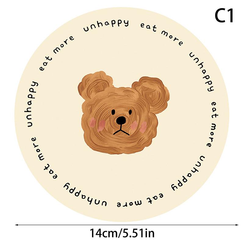 

Підставки під гаряче у формі ведмедиків Креативні керамічні термоізоляційні килимки Прості побутові Поглинаючі Протиопікові Килимки під гарячий посуд Кухонні Домашні Аксесуари C1