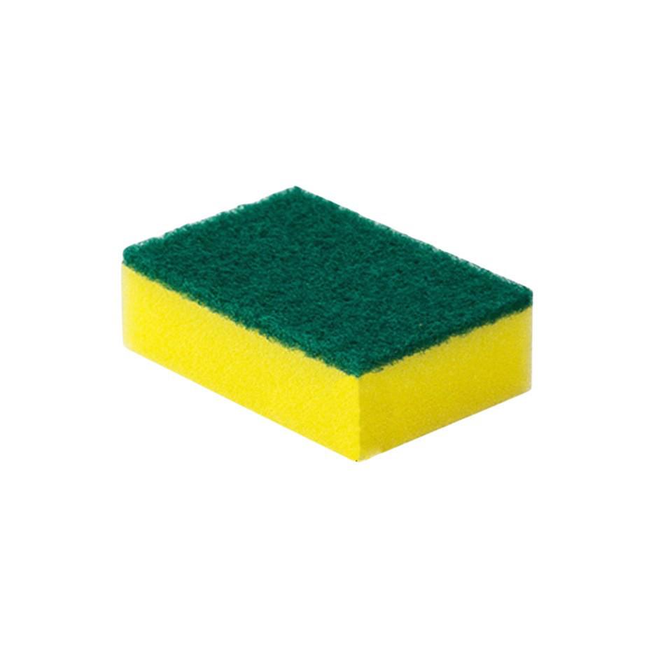Dual-Sided Absorbent Dish Scrubber Sponge for Kitchen Cleaning