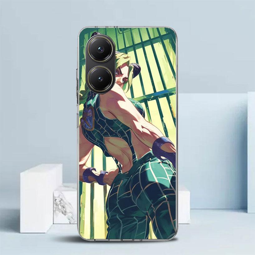 JoJo's Bizarre Adventure Jolyne Cujoh Soft Cover for Xiaomi Poco F7 Ultra X7 X6 X5 Pro M7 Phone Case Redmi 15 15C 13 13C 12 12C