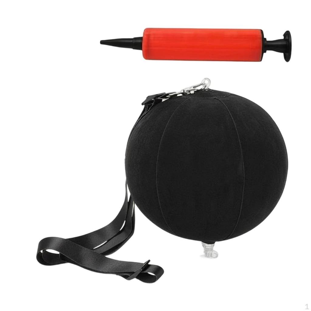 Golf Swing Training Ball Portable Posture Practice Tool Adjustable Strap for Beginners, Indoor,