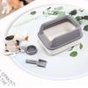 3Pcs/set Cute 1:12 Dollhouse Cat Litter Box Miniature Mini Home Decoration Model Shovel Pet Supplies