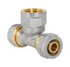 Pex-Al-Pex Tee Chrome 1/2-16*16 Girl - D1/2*16*16Td