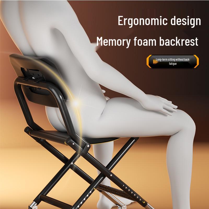 Portabel Fällbar Fiskestol för Alla Terränger - Multifunktionell Utomhussits för Vildfiske